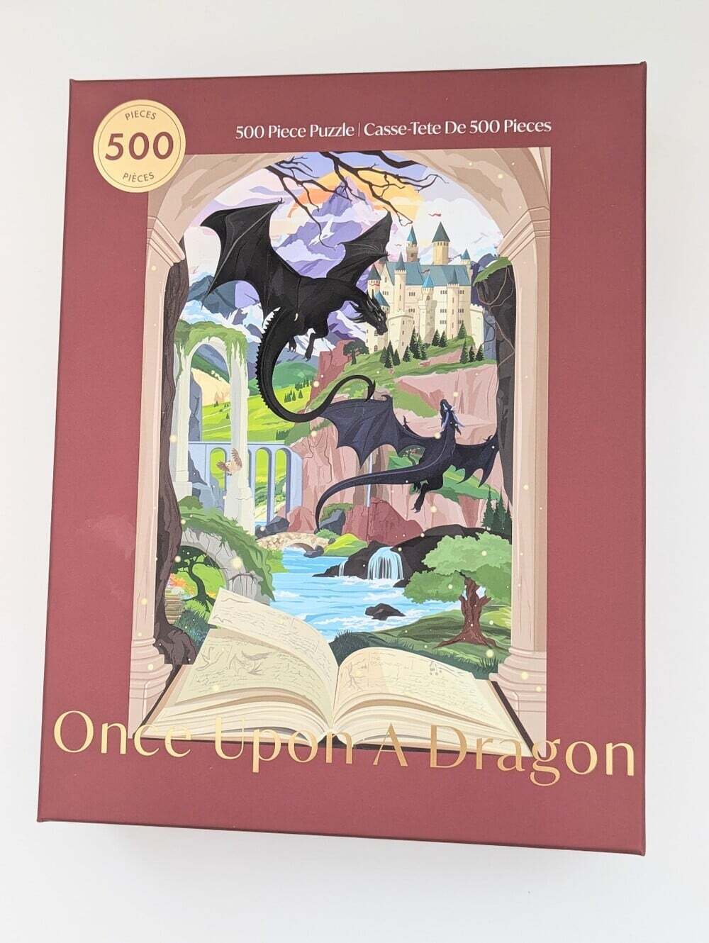 NEW IN BOX Hobbry "Once Upon A Dragon" 500-Piece Puzzle